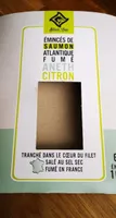 Émincé de saumon aneth citron