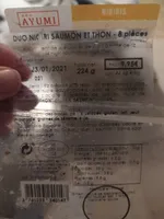 Duo nigiri saumon et thon