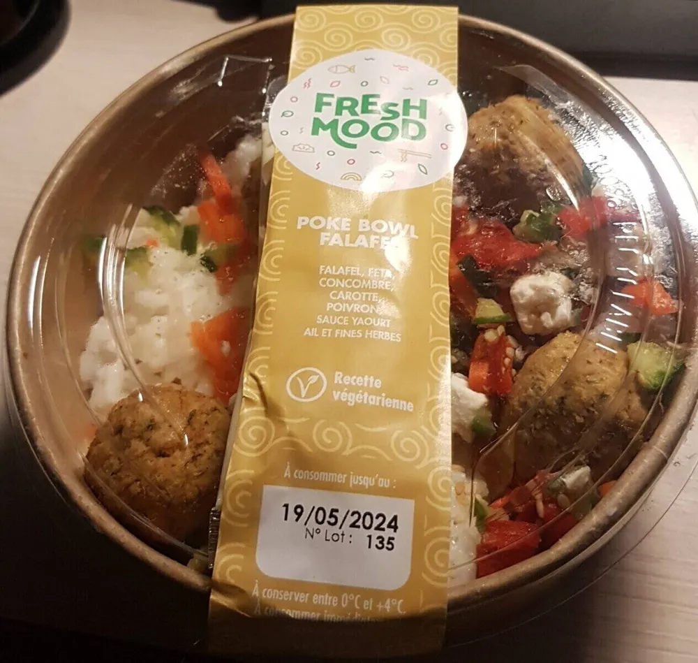 Poke bowl falafel