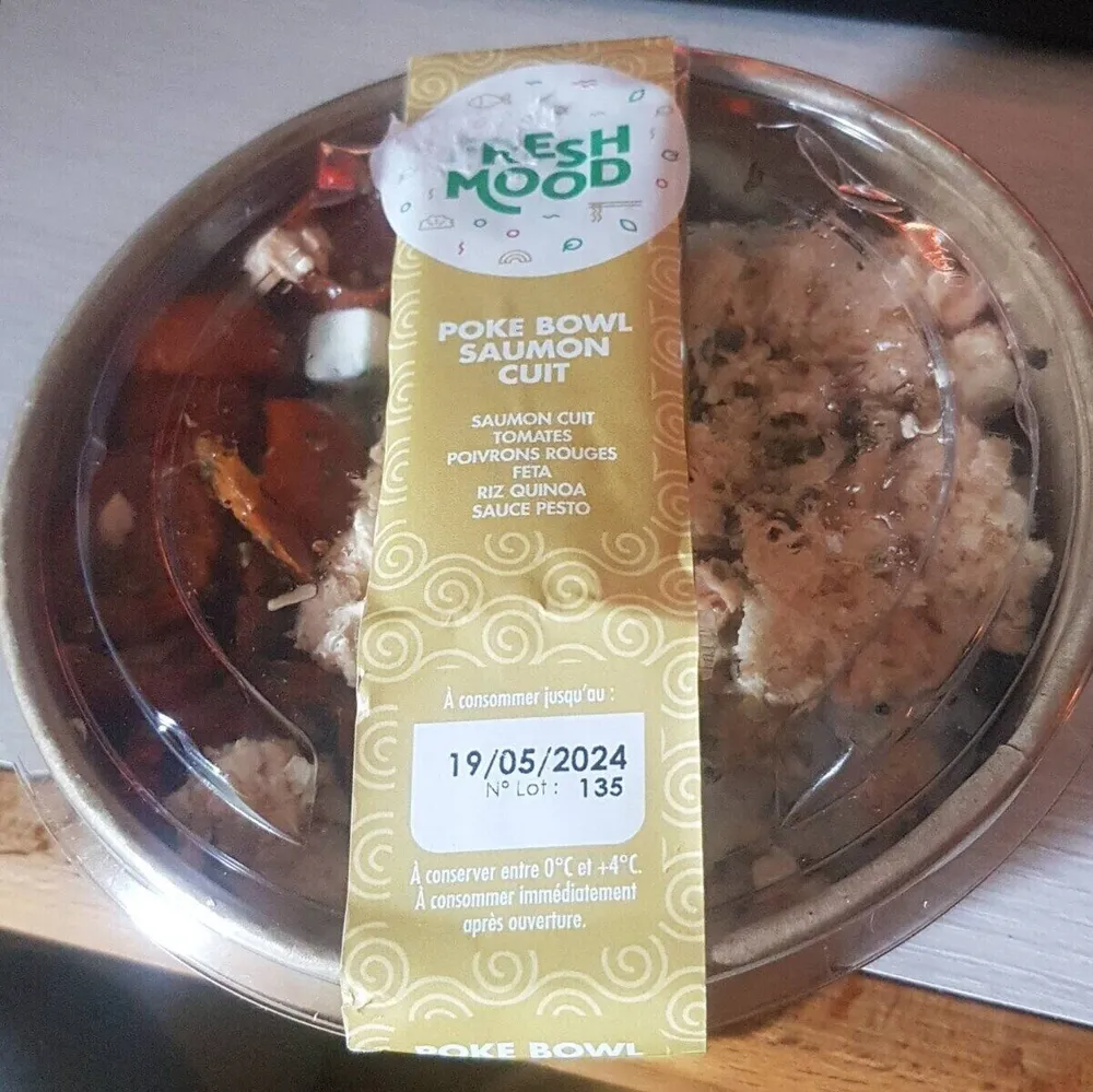 Poke bowl saumon cuit