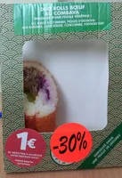 Duo rolls boeuf au combava