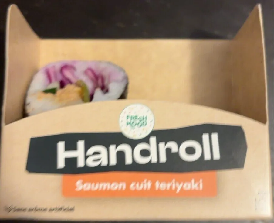 Handroll saumon cuit teriyaki