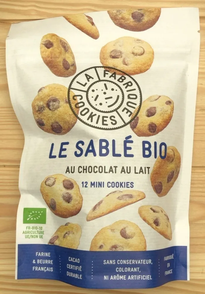 Le sablé BIO au chocolat au lait