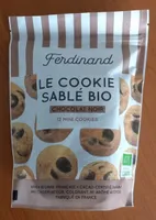 Le cookie sablé bio chocolat noir