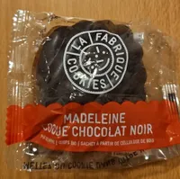 Madeleine coque chocolat noir