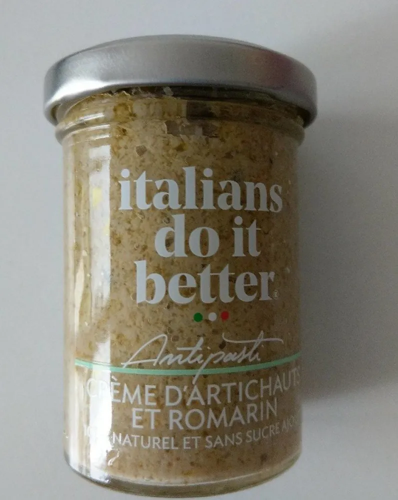 Crème d'artichauts et romarin