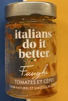 Tomates et cepes funghi