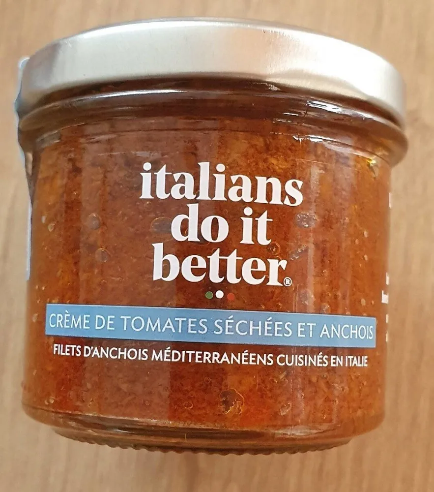 Crème de tomates séchées et anchois