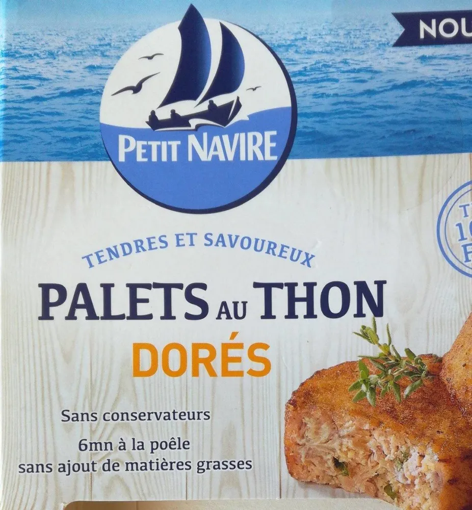 Palets au thon dorés
