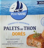 Palets au thon dorés