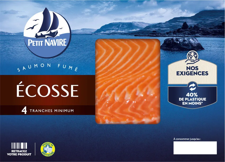 SAUMON ATL ELEVE EN ECOSSE FUME