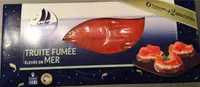 Truite fumée élevée en mer