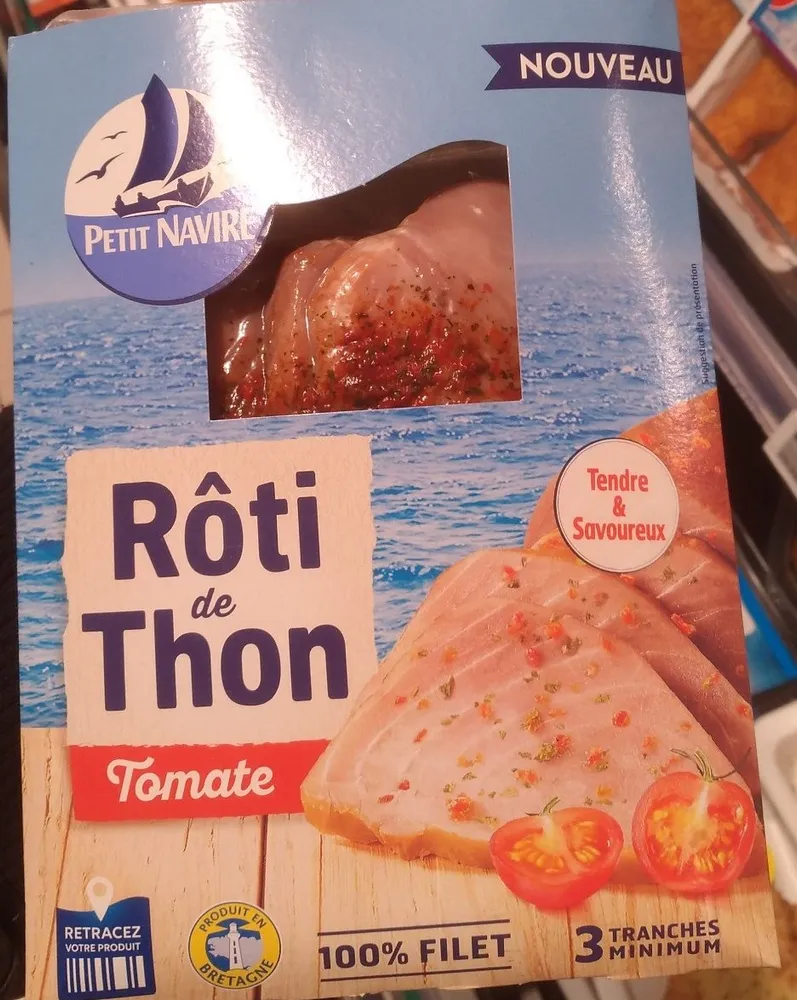 Roti de thon tomate