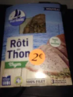 Rôti de thon au thym