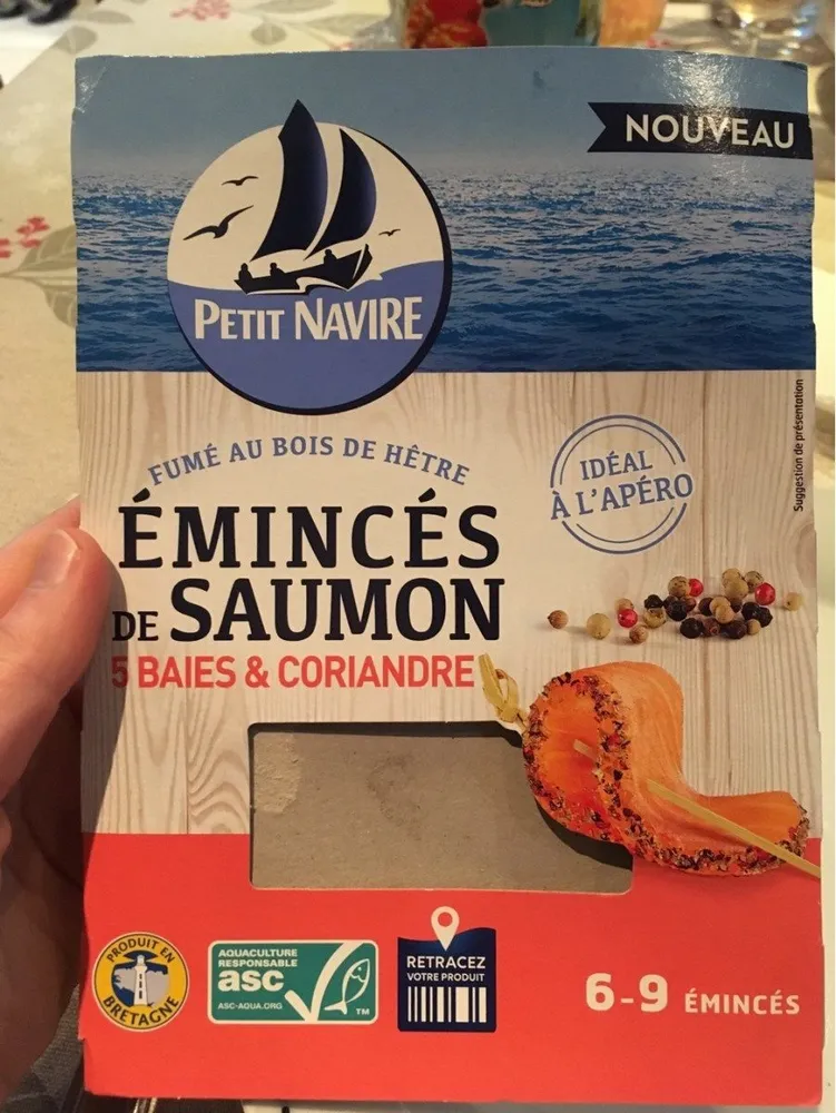 Émincés de saumon
