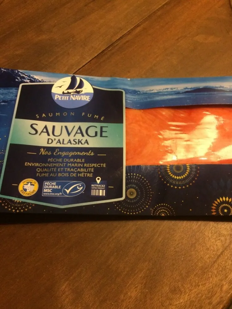 Saumon fumé sauvage d'alaska