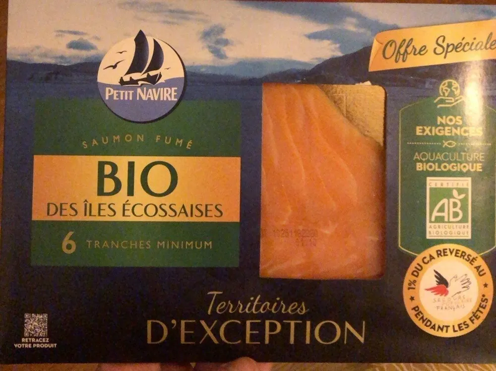 Saumon fumé Bio des iles ecossaises