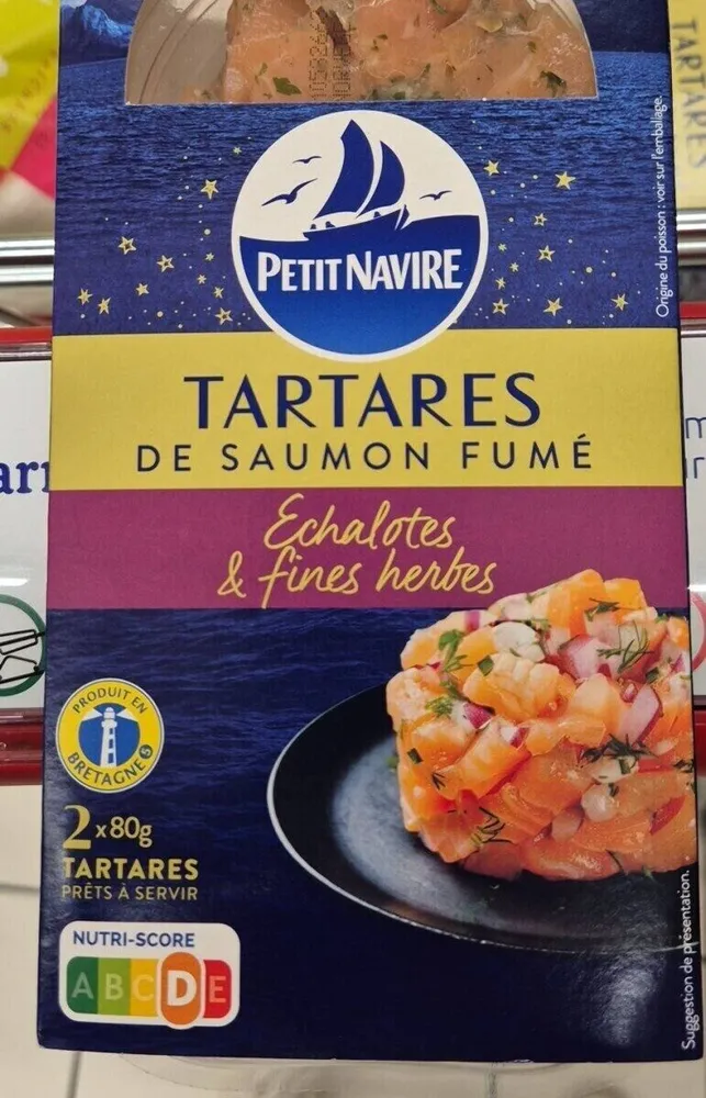 Tartares de saumon fumé échalotes & fines herbes