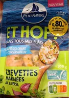 Crevettes marinées ail et persil
