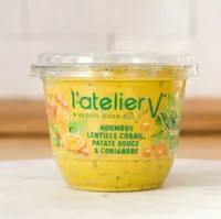 Houmous lentille corail, patate douce & coriandre