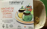 Haché de lentile corzil voco, tomate et citronnelle