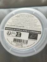 Houmous de lentille jaune et citronnelle
