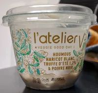 HOUMOUS HARICOT BLANC, TRUFFE D'ÉTÉ 1,2% & POIVRE NOIR
