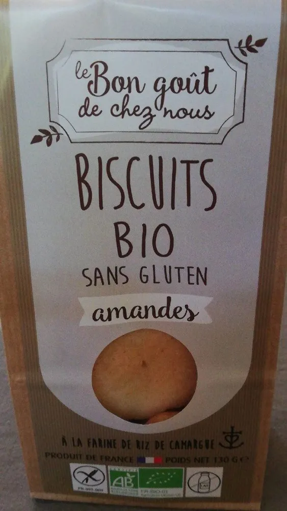 Biscuits Bio sans gluten Amandes