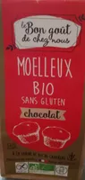 Moelleux bio sans gluten chocolat