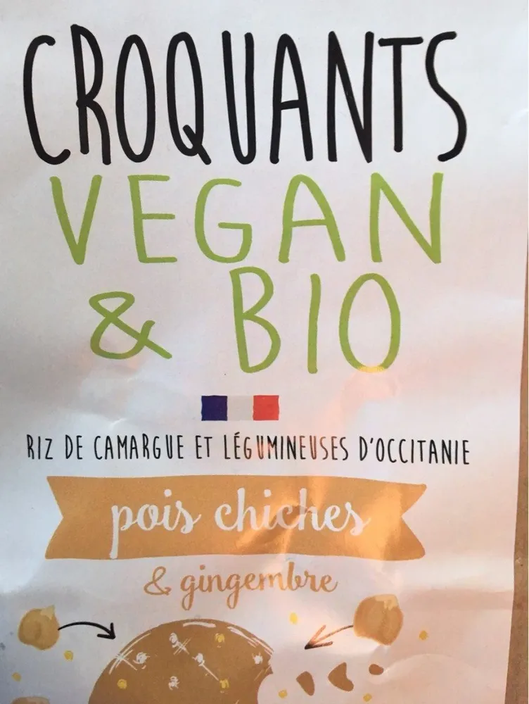Croquants vegan et bio
