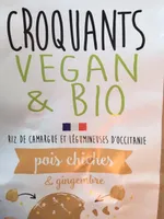 Croquants vegan et bio