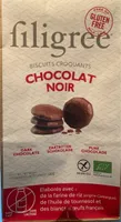 Biscuits croquants chocolat noir