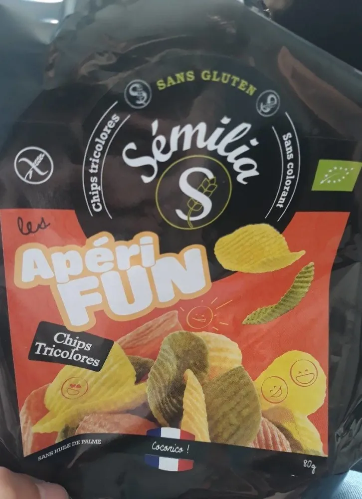 Chips tricolores Apérifun