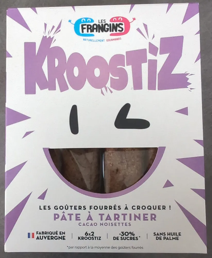 Kroostiz pâte à tartiner Les Frangins