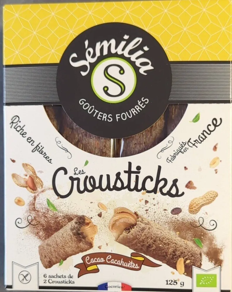Les Crousticks Cacao cacahuètes