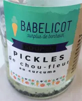 Pickles chou fleur curcuma