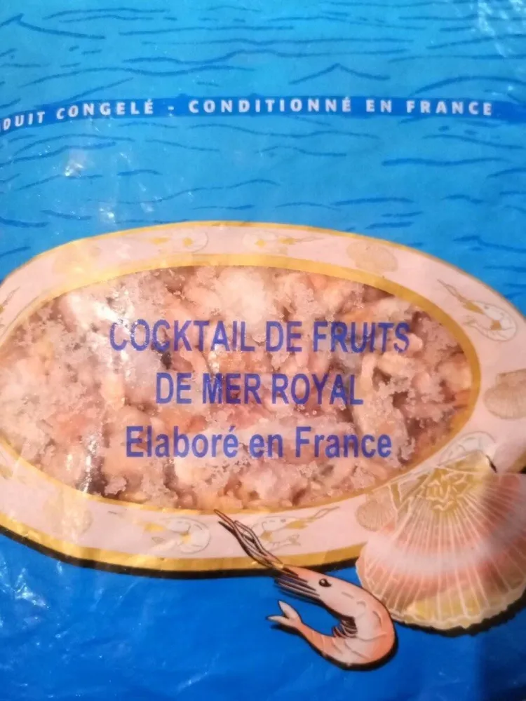 Cocktail de fruits de mer royal surgelés