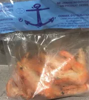 Crevettes entieres cuites surgeles