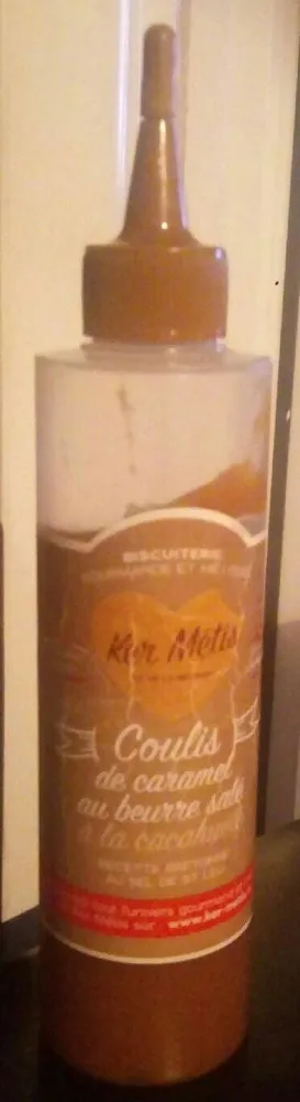 Coulis caramel beurre salé/cacahuète