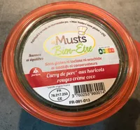 Curry de porv aux haricots rouges creme coco