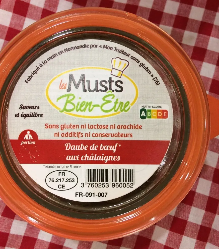 Daube de boeuf aux chataignes