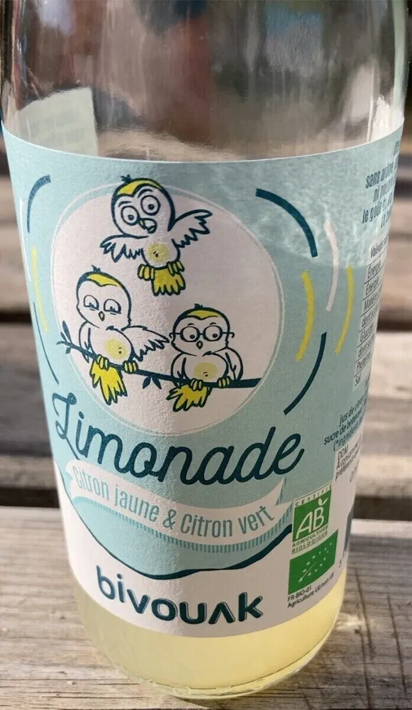 Limonade citron citron vert