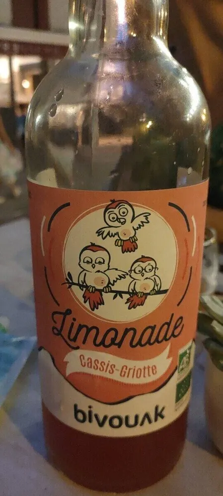 Limonade cassis griotte