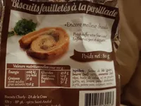 Biscuits feuilletés à la persillade