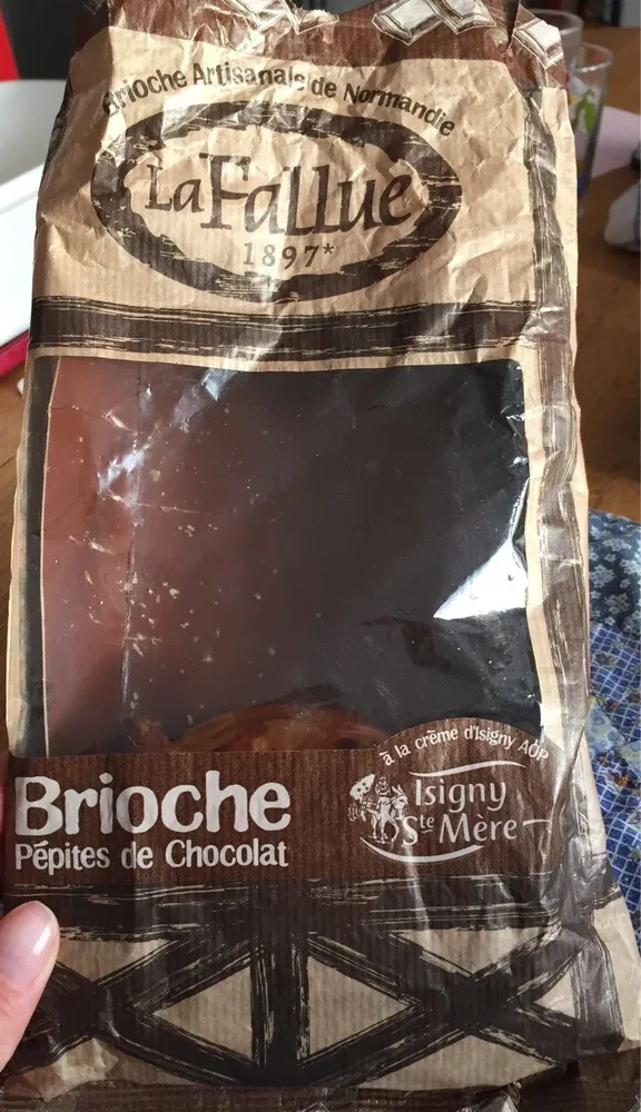 Brioche artisanale pépites chocolat Isigny Ste Mère
