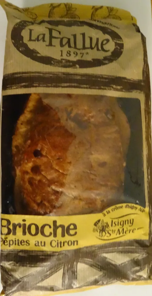 La Fallue 1897 Brioche pépites aux citron