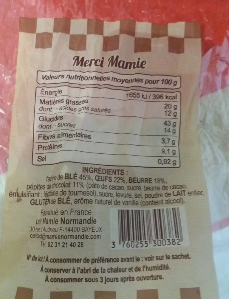 Merci mamie brioche artisanale