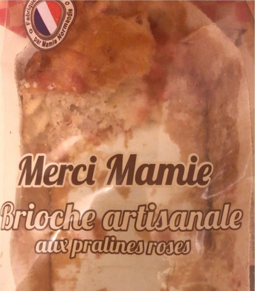 Merci Mamie brioche artidanale aux pralines roses