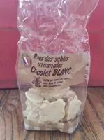 Roses des sablés artisanales chocolat blanc