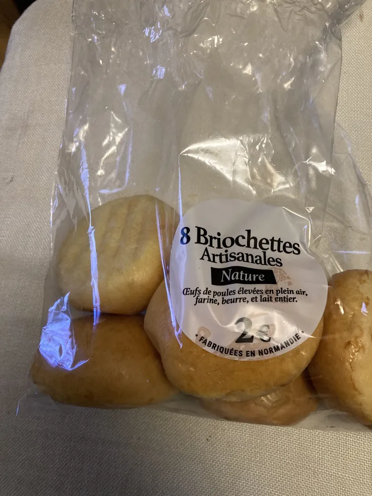 briochettes artisanales nature fabriquées en Normandie